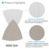 CoCud 10 Pcs 5000 Grit Triangle Sanding Pads Silicon Carbide