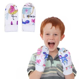 rainbowstar Waterproof Sensory Chew Gloves Mouthing Stimming Glove for Autism ADHD SPD Oral Motor Children Chewing Mittens for Special Needs (M)