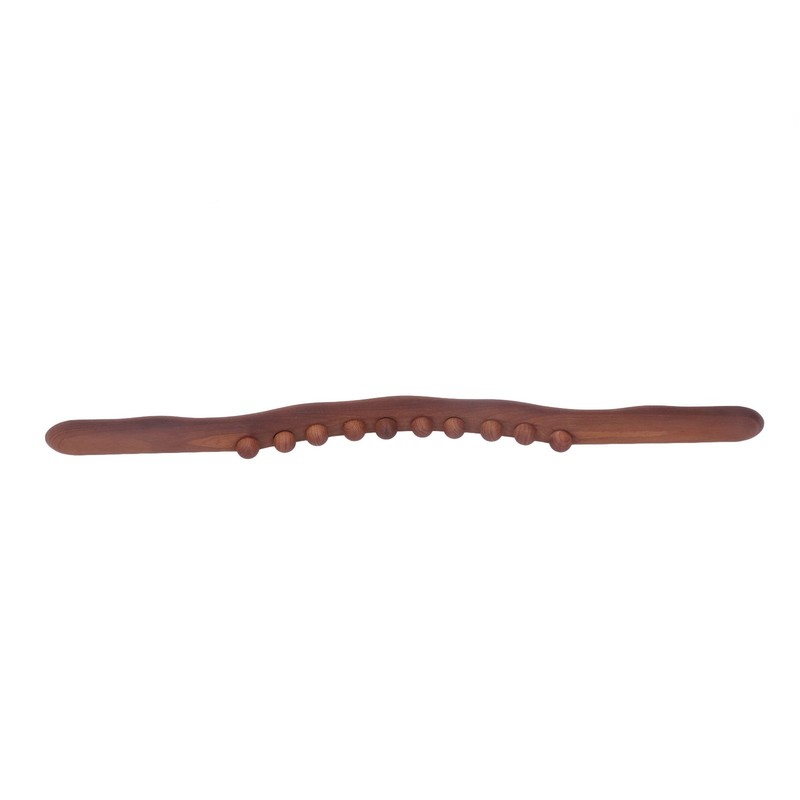 2Pcs Wooden Scraping Stick 10 Massage Dots Large Contact Wooden