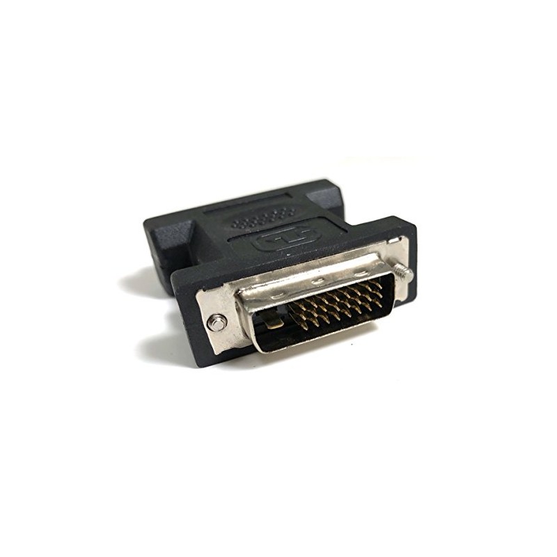 Micro Connectors, Inc. DVI-D Male To DVI-I Female Adapter(G08-223)