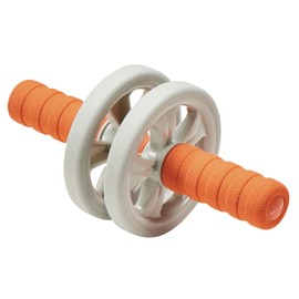 Elecom HCF-ARSDR Ab Wheel Standard Ab Roller with Mat, Load Capacity 264.6 lbs (120 kg), Orange