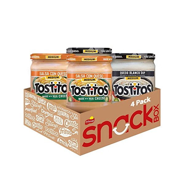 Tostitos Tostitos, Queso Variety Pack, 11.25 Ounce (Pack of 4)