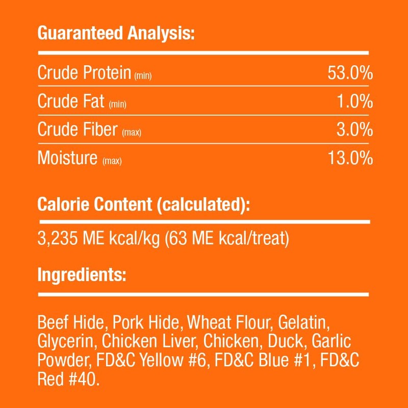 Good 'n' Fun Triple Flavor Blasts, 4 Oz, Rawhide Chew