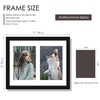 DUENPY 8x10 Double Picture Frame White Mat For Displaying Two