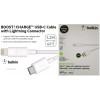 Belkin BoostCharge USB-C to Lightning Cable (1.2 M/4 Ft.) White
