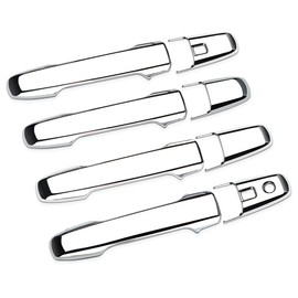 MARCHFA Rise Rocky Door Handle Cover Door Handle Protector Accessories Parts Knob Cover Outdoor Cover (Plated Silver)