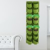 16 Pockets Vertical Greening Hanging Wall Outdoor Garden Grow Plant