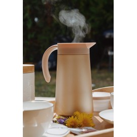 Bohoria Vacuum Flask Thermos Flask Jug for Coffee, Tea and Water Stainless Steel, Quick Tip Closure 0.8 Litres