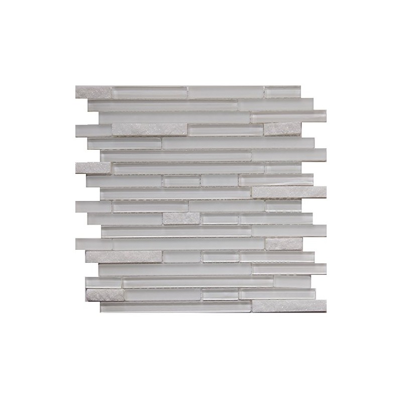 Simple Tile - 5 Sheets Glass and Stone Mosaic Tile