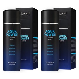 Ricocell Perfect Men Aqua Power All-in-One Essence, 150ml, 2 pcs / 리코셀 퍼펙트맨 아쿠아파워 올인원 에센스, 150ml, 2개
