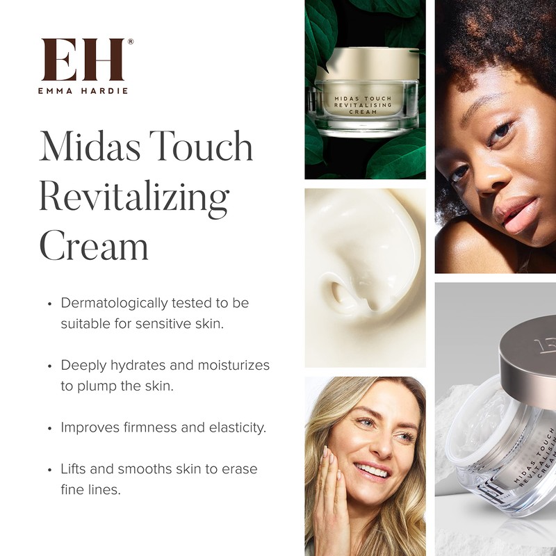 Emma Hardie 50ml Midas Touch Revitalising Face Cream with Hyaluronic