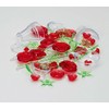 Beverly 47 Piece Crystal Puzzle 6 Rose Red