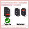 Rayslesan Sparkly Key Fob Cover with Cherry Keychain, Bling TPU