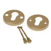 Aqbau® Door Knob, Rotatable with Rosette PZ Button Pusher Rotary