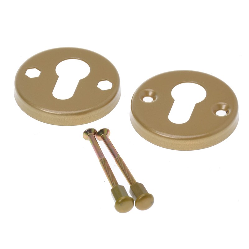 Aqbau® Door Knob, Rotatable with Rosette PZ Button Pusher Rotary