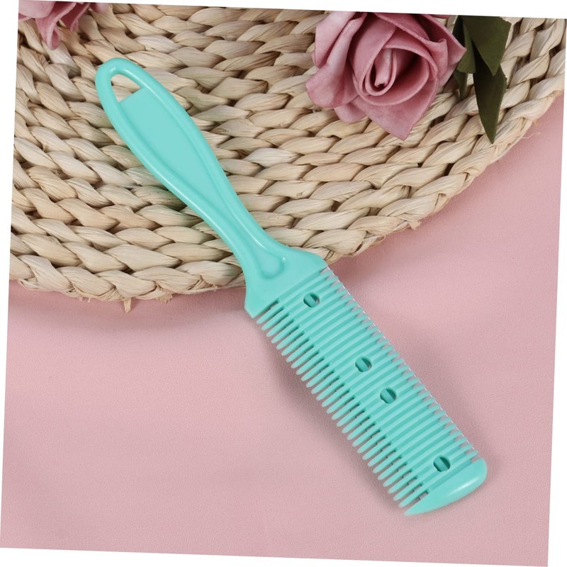 OHPHCALL Hair Cutting Scissors Set Double-sided Razor Comb Professional Hair