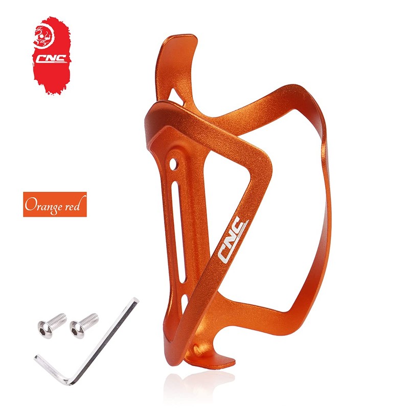 CNC 2 x Orange Aluminium Mountain Bike Bicycle Bottle Cage
