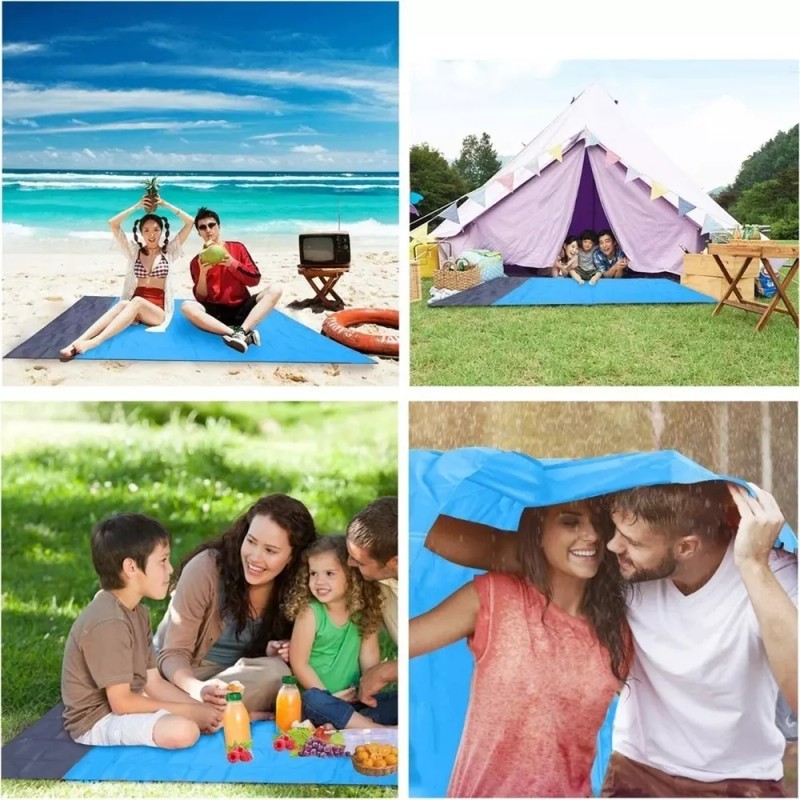 Dolores Manta Para Playa Impermeable Colchonetas Camp Picnic Petate