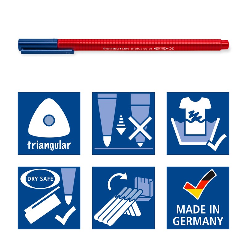 STAEDTLER Triplus celebration 323 C10 TA Fibre Tip Pens Set,