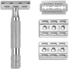 Rockwell 6C Razor, White Chrome Adjustable 6 Settings For Men