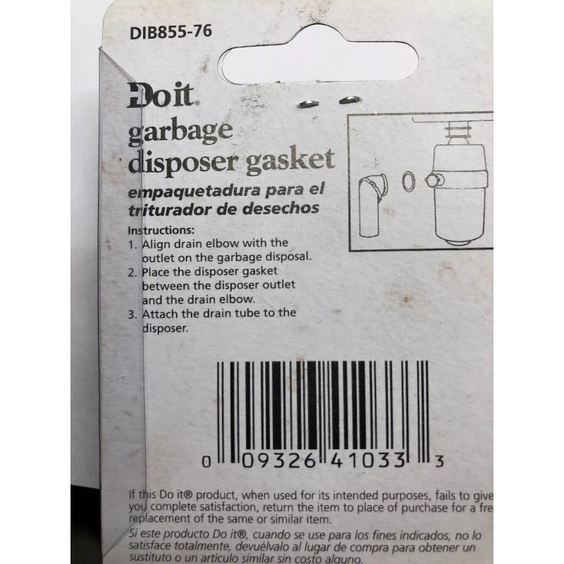 Do It for Waste King Disposer Disposal Gasket w/ Friction