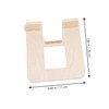 LALAFINA Portable Wooden Bike Stand Detachable Balanced Scooter Support Durable