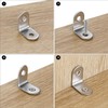 QWORK 20 PCS Corner Braces, 1" x 1" (25x25mm) 2mm