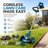Cordless Weed Trimmer for Yard Care – 21V Adjustable Grass