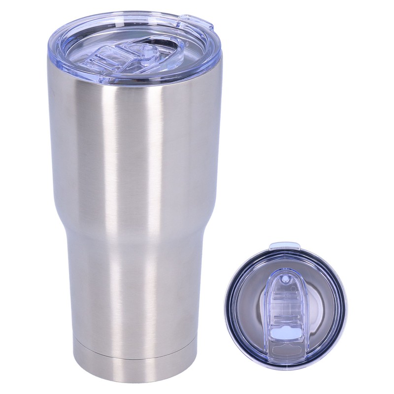 2‑Layer 30oz Vacuum Cup with Lid Reusable Stainless Steel Insulation
