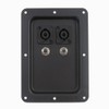 Seismic Audio - Pair of Jack Plates with Dual Speakon