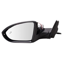 TRQ TRQ Left Mirror with Memory Drivers Side Compatible with 2019-2022 Volkswagen Jetta VW1320175