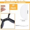 TOODOO 18 Pairs Eyeglasses Nose Pads Adhesive Silicone Glasses Replacement