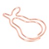100Pcs Paper Clips Cute Bunny Shape Electroplating Process Lightweight Portable