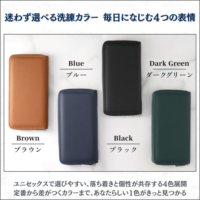 NobleTicks Wallet, Long Wallet, Green Wallet, More Taste, Men's Sorting,