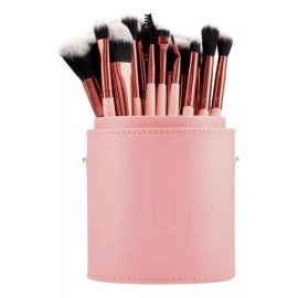 CLUX COSMETICS Set De 24 Brochas Con Cilindro Clux Original Cute Bears