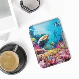 kwmobile Case Compatible with Kobo Clara HD Case - eReader Cover - Underwater Multicolor