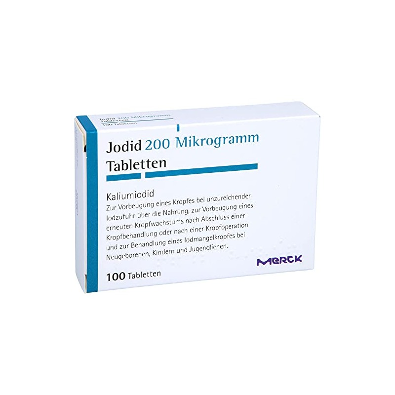 Jodid 200 microgram tablets, pack of 100 tablets