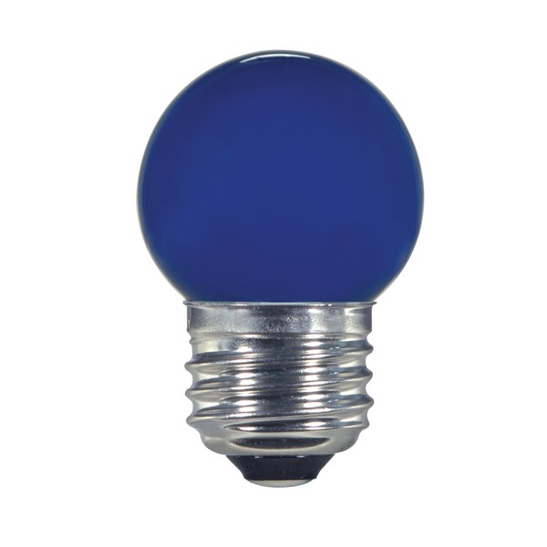 Satco S9162 Medium Light Bulb in Bronze/Dark Finish, 2.31 inches, Blue