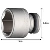 Tone Impact Socket 4NV-30 1/2" Drive Angle 0.5 inch (12.7