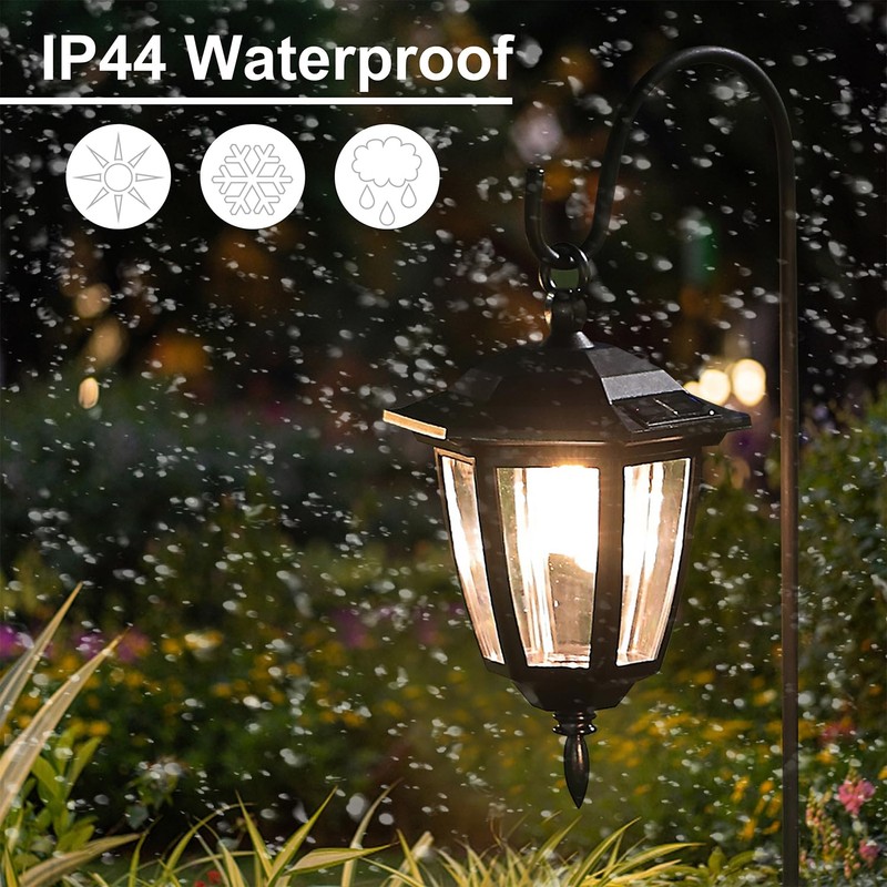 Dynaming 2 Pack Solar Hanging Lights Outdoor, Solar Powered Garden