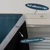 AJAZZ self Adhesive Portable 100% Blackout Curtains Simple and Easy