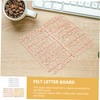 Ciieeo 3pcs Alphabet Message Board Set Plastic Letter Board Numbers