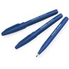 Pentel Brush Sign Pen SES15C Brush Tip Fibre Tip Blue