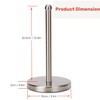 Heavy Weighted Towel Holder, Easy One-Handed Design for Kitchen Stand
