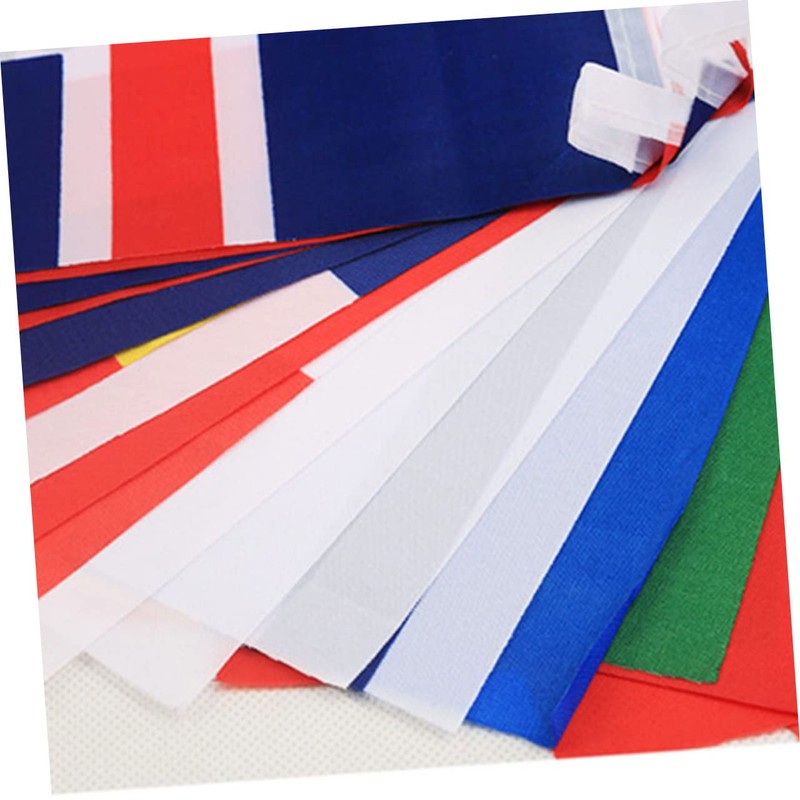 ORFOFE 100 Country Flags Bunting Flags Banner for Home School