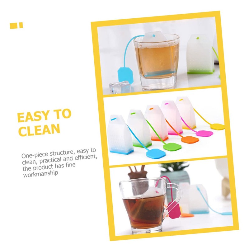 KICHOUSE Wear-Resistant Tea Strainer Bag Reusable Tea Infuser for Loose