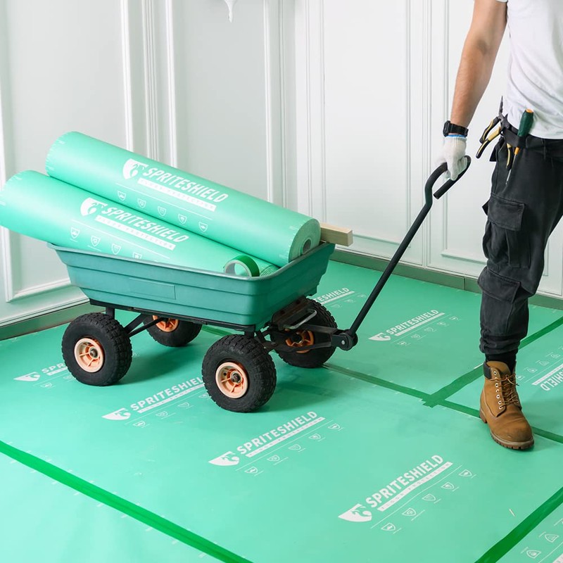Spriteshield 39" x 100' Heavy-Duty Temporary Floor Protection for Construction
