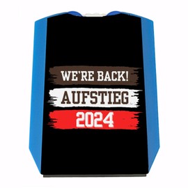 St. Pauli Aufstieg 2024 Parking Disc with Saying We're Back Hamburg Reeperbahn Landing Bridges Harbour Crest - were Back