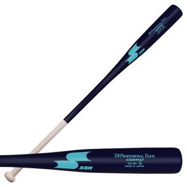 SSK Z9 Professional Edge Comp Coaches Wood Fungo Bat 33" 35" 37" - Baseball & Softball – 22+ Colors - 60 Day Warranty (37", Natural/Navy/Teal)