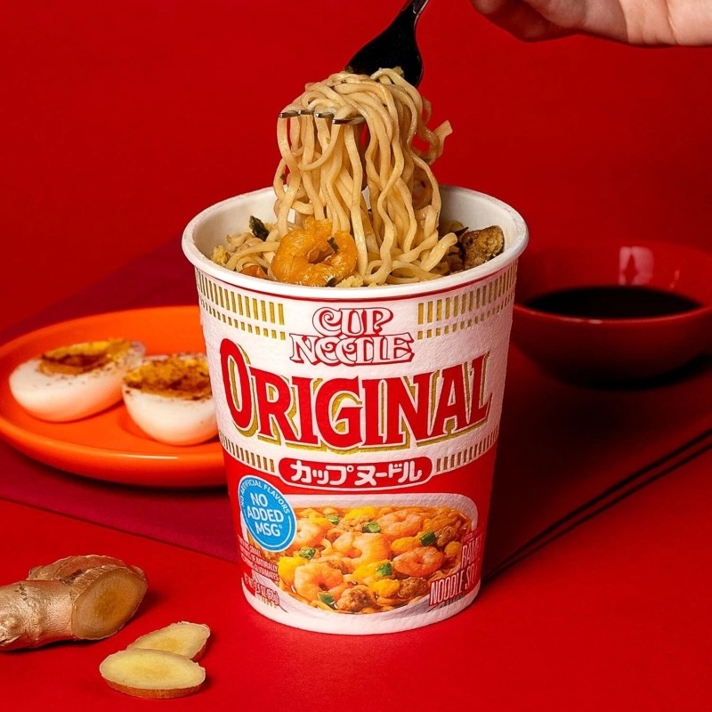Nissin Cup Noodle Ramen Noodle Soup, Original,(Sele - Curry Noodle